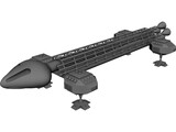 2001 Space Oddessy Ship 3D Model preview