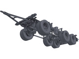 3 Axle Trailer 3D Model