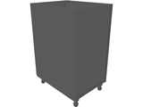 3 Drawer Cabinet 3D Model