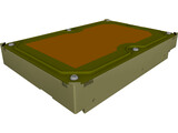 3.5 HDD SATA 3D Model preview