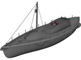 41ft Watson Class Lifeboat 3D Model preview