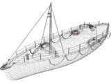 41ft Watson Class Lifeboat 3D Model