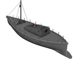 41ft Watson Class Lifeboat 3D Model