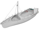 41ft Watson Class Lifeboat 3D Model