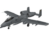 A-10 Thunderbolt II 3D Model preview