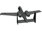 A-10 Warthog 3D Model preview