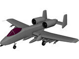 A-10 Warthog 3D Model preview