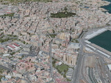 A Coruna City, Spain (2020) 3D Model preview