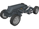 A1-K59 Military Vehicle 3D Model preview