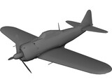 A6M Zero 3D Model preview
