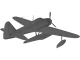 A6M2-N Type 2 Rufe 3D Model
