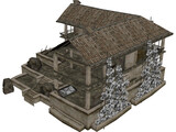 Abandoned House 3D Model preview