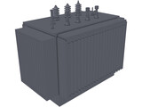 ABB 1000KVA Transformer 3D Model