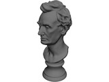 Abraham Lincoln Louvre Bust 3D Model preview