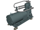 AC&R Compressor 3D Model preview