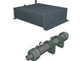 AC&R Evaperator and Condenser 3D Model preview