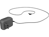 AC/DC Adapter Socket 3D Model preview