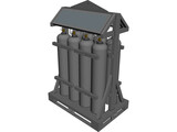 Acetylene 8x41L 3D Model preview