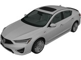 Acura ILX (2019) 3D Model preview