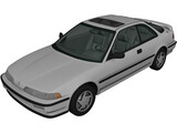 Acura Integra Coupe (1991) 3D Model preview