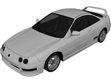 Acura Integra Type-R (2001) 3D Model preview