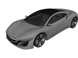 Acura NSX Concept 3D Model preview