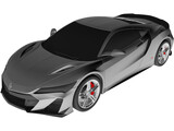 Acura NSX Type S (2022) 3D Model preview
