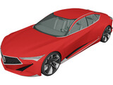 Acura Precision Concept (2016) 3D Model preview