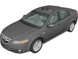 Acura TL (2007) 3D Model preview
