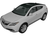 Acura ZDX (2012) 3D Model preview