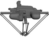 Adept Quattro Robot 3D Model preview