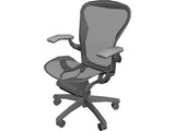 Aeron Chair 3D Model preview