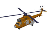 Aerospatiale SA 330 Puma 3D Model preview