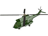 Aerospatiale SA 330 Puma 3D Model preview