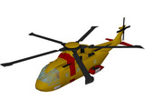 AgustaWestland AW101 EH-101A Merlin 3D Model preview