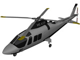 AgustaWestland AW109 3D Model preview