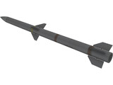 AIM120D Missile 3D Model
