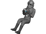 Air Force Pilot 3D Model preview