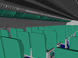 Airbus A300 Interior 3D Model