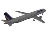 Airbus A321 Air France 3D Model