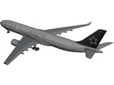 Airbus A330-300 Thai 3D Model preview