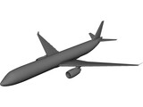 Airbus A330 3D Model preview