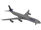 Airbus A340-300 Lufthansa 3D Model