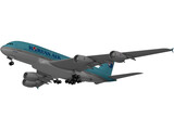 Airbus A380 Korean Air 3D Model