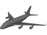Airbus A3XX-100 3D Model preview