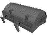 Aircraft Shelter 3D Model preview
