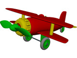 Airplane Toy 3D Model preview