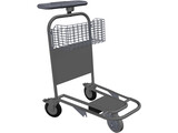 Airport Trolley 3D Model