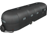 Airstream Trailer (1950) 3D Model preview