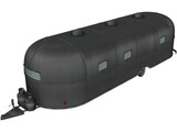 Airstream Trailer (1950) 3D Model